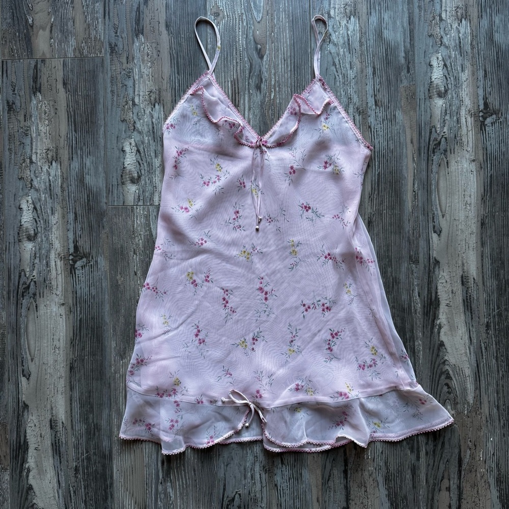 Vintage 90’s Women’s Jones New York Intimate Nightgown Slip Dress Medium Floral